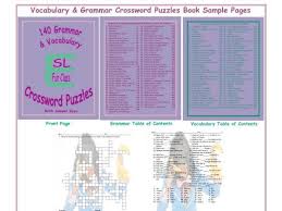 Grammar 'grammar' is a 7 letter word starting with g and ending with r crossword clues for 'grammar' clue answer; 140 Grammar Vocabulary Crossword Puzzles Book Teaching Resources