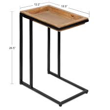 Kate And Laurel Lockridge Brown Wood And Metal C Table Ideia Moveis Moveis Industriais Moveis Multifuncionais