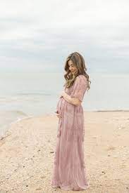 Maternity white floral lace photo dress. Special Occasion Maternity Dresses Lauren Mcbride