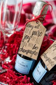 If you like champagne christmas tree!, you might love these ideas. Printable Champagne Gift Tag Easy Inexpensive Diy Gift