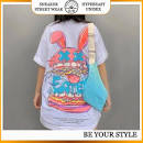 Image result for chuyên bán sỉ áo thun bad rabbit unisex