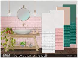 In addition, i'm going to put in a few cosmetic touches on the new sink to increase it's realism. Severinka S Daisy Ceramic Tile Wall