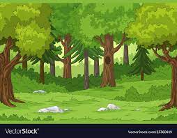 cartoon forest landscape royalty free vector image sponsored landscape forest cartoon royalty ad forest cartoon cartoon background cartoon trees