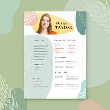 Cv biasa digunakan untuk melamar pekerjaan, meneruskan studi, atau keperluan yang membutuhkan identitas. Free Vector Modern Cv Template