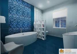 Futuristic Blue Bathroom Design Interior Images Bathroom Ideas Blue And Grey Bathr Bathroom Wall Tile Design Blue Bathrooms Designs Contemporary Bathroom Tiles