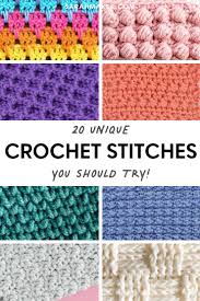 Our friends at allfreecrochet have recently added and updated a bunch of free printable crochet patterns from your favorite yarn companies. 20 Unique Crochet Stitches For Your Next Project Sarah Maker