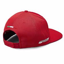 Find all your official event merchandise and favourite team wear all in one place Scuderia Ferrari F1 Sebastian Vettel 5 Flat Brim Hat Red