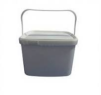 High Quality 5 Liter Plastic square Bucket Pail Food Grade