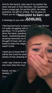 Louis' Emotional Post to Liam: I Am BAWLING
