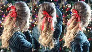 Festive Christmas Half Up Half Down Hair Idea 2015 Braidsandstyles12 Half Up Half Down Hair Hair Styles Christmas Morning Hairstyles