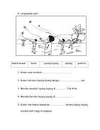 Kertas Peperiksaan Kssr Bm Penulisan Tahun 2 In 2020 Kindergarten Addition Worksheets English Worksheets For Kids English Exam Papers