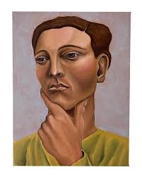 A FEW THOUGHTS, 2023 oil