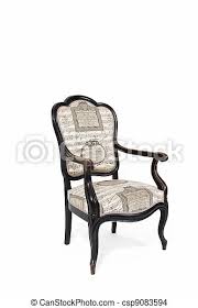 Change an image background in seconds. Beautiful Old Note Texture Padded Chair On White Background Canstock