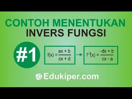 Ada 3 langkah untuk menentukan fungsi invers, yaitu: Contoh Soal Menentukan Invers Fungsi 1 Qwerty