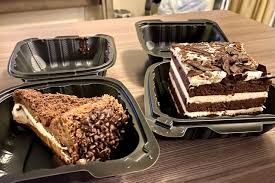 Assortment of 25 mini desserts. Black Tie Mousse Cake Left And Chocolate Brownie Lasagna Right Picture Of Olive Garden Sandy Tripadvisor