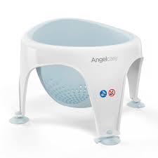 Its unique design combines safe, sturdy sides and an angled area made from soft and warm plastic for your baby. Angelcare Soft Touch Bath Seat Pastel Blue Bathing Buggybaby
