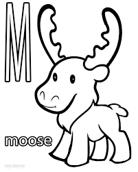 Their beautiful antlers and furry bodies have gained a fan following amongst children of all ages. Printable Moose Coloring Pages For Kids