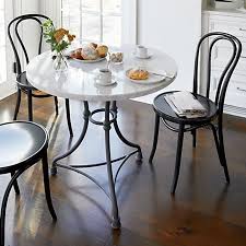 French Kitchen Round Bistro Table Reviews Crate And Barrel In 2020 Patio Furnishings Bistro Table Dining Table