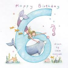 6th Birthday Wishes For 6 Year Old Boy 6th Birthday Card Girl Mermaid Birthday Card Dream Big Little Mermaid Children S 6th Birthday Card Goddaughter Niece Granddaughter Card In 2020 Birthday Card Sayings Girl Birthday Cards Birthday Card Drawing