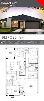 Single Storey House Design The Belrose 27 An Ideal Family Home For A Growing Family The Belrose Has Single Storey House Plans House Plans House Floor Plans One story house plans tend to have very open, fluid floor plans, making great use of their.