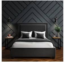 Can't decide on your favorite color? Safina Studded Velvet King Size Ottoman Bed In Dark Grey Furniture123 Dark Grey Bedroom In 2021 Grey Bedroom Furniture Gray Master Bedroom Black And Grey Bedroom