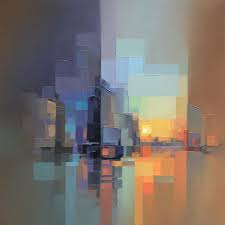 Artist Creates Modern Landscapes In His Unique Abstract Style 13 Pics Bored Panda Abstract Abstract Styles Colorful Abstract Painting