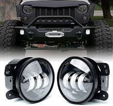 Amazon Com Xprite 4 Inch Led Fog Lights For 07 18 Jeep Wrangler Jk Unlimited Jk Front Bumper Replacements 60w Wh Jeep Wrangler Jeep Wrangler Jk Wrangler Jk
