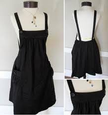The Shop Blog Sold Double Zero Black Pinafore Jumper Dress 30 Womens Pinafore Dress Pinafore Dress Pattern Sewing Dresses