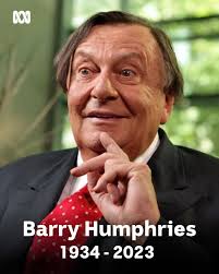 Remembering renowned Australian actor and satirist Barry Humphries ❤️  Revisit a selection of interviews and programs featuring the screen icon:  ab.co/BarryHumphries