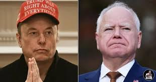 Musk Criticizes Governor Tim Walz Over Tesla Stock Price