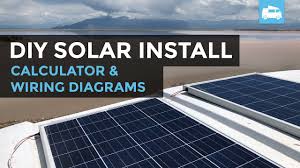 Diy solar panel system wiring diagram. Solar Panel Calculator And Diy Wiring Diagrams For Rv And Campers