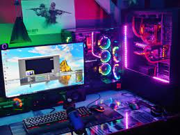 My Pc Set Up Gaming Setup Gamer Room Diy Game Room Design