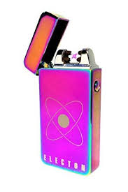Electon Dual Arc Rechargeable Flameless Electric Lighter Rainbow Review Electric Lighter Lighter Recharge