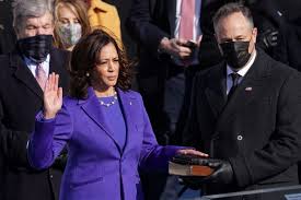 Harris first encountered emhoff for the first time on a blind date set by one of her close friends. A Timeline Of Kamala Harris And Husband Doug Emhoff S Relationship