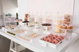 Friends and family attended the baby shower. Dessert Bar Goals Babyshower Dessert Pink Baby Shower Dessert Bar Baby Shower Desserts Shower Desserts