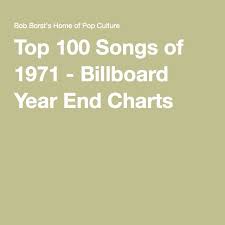 top 100 songs of 1971 billboard year end charts top 100