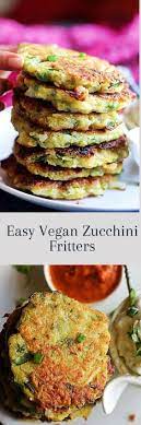 Zucchini Fritters Vegan Recipe Vegan Recipes Zucchini Fritters Vegetarian Vegan Recipes