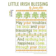 Brigid was a 5th century irish saint who was known for her wisdom, compassion, hospitality and healing. Little Irish Blessing Cross Stitch Free Pdf Pattern Fat Quarter Shop