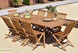 Table De Jardin Extensible En Bois De Teck Massif Tahiti 180 240 Cm Table De Jardin Table De Jardin Bois Bois De Teck
