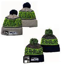 Seattle Seahawks Beanie Knit Skull Cap Pom Winter Sideline Hat New Era Ebay Seattle Seahawks New Era Beanie