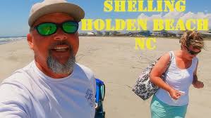 Shelling & Fossil Hunting AFTER Beach DREDGING/RENOURISHMENT Holden Beach,  NC (Shell, Sort, Grill)