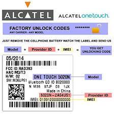 Servicio de desbloqueo de fábrica/código para at&t lg serie imei limpio. Alcatel Factory Unlocking Codes This Unlocking Service Provides Imei Unlock Codes For All Models Of Alcatel Mobile Phon Unlocked Cell Phones Coding Phone Codes