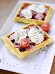 Gaufre Facon Pizza Recette Recette Recettes De Cuisine Gaufres