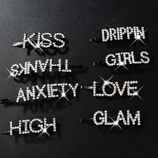 Shop breton black metal chair. Word Hair Clip Letter Hair Clip Barrette Hairpin Black Metal Hair Pins For Women Sticks Crystal Rhinestone Hairgrip Jewelry Hair Clips Pins Aliexpress
