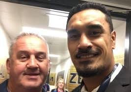 Rugby-mad volunteer rubs shoulders with world's best players, gets the nod  from Prince Harry and brings home the All Blacks' ice bath