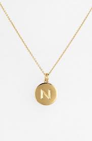 While the initialed front salutes your sense of identity, the pendant's reverse is engraved with 'one in a million' to affirm your personal worth. Kate Spade New York One In A Million Initial Pendant Necklace Initial Pendant Necklace Kate Spade Necklace Diamond Initial Necklace