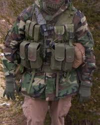 Dunno if i'd wear my camelbak in such an uncomfortable looking way rather than just slung over my back like a backpack or attached to my vest/stowed in my patrolpack. The Fighting Survival Load For Mounted And Dismounted Operations Mason Dixon Tactical