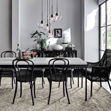 Vienna Matte Black Dining Chair Reviews Crate And Barrel Black Dining Chairs Black Dining Room Black And White Dining Room