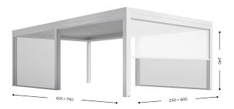 Ambassadeur outdoor de pergolas renson au luxembourg. Pergola Freistehend Oder Seitenwand Azimut