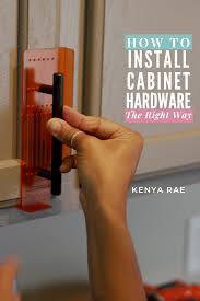 How To Install Cabinet Hardware Evenly Without Messing It Up Installing Kitchen Cabinets Diy Cabinet Handles Cabinet Hardware Template